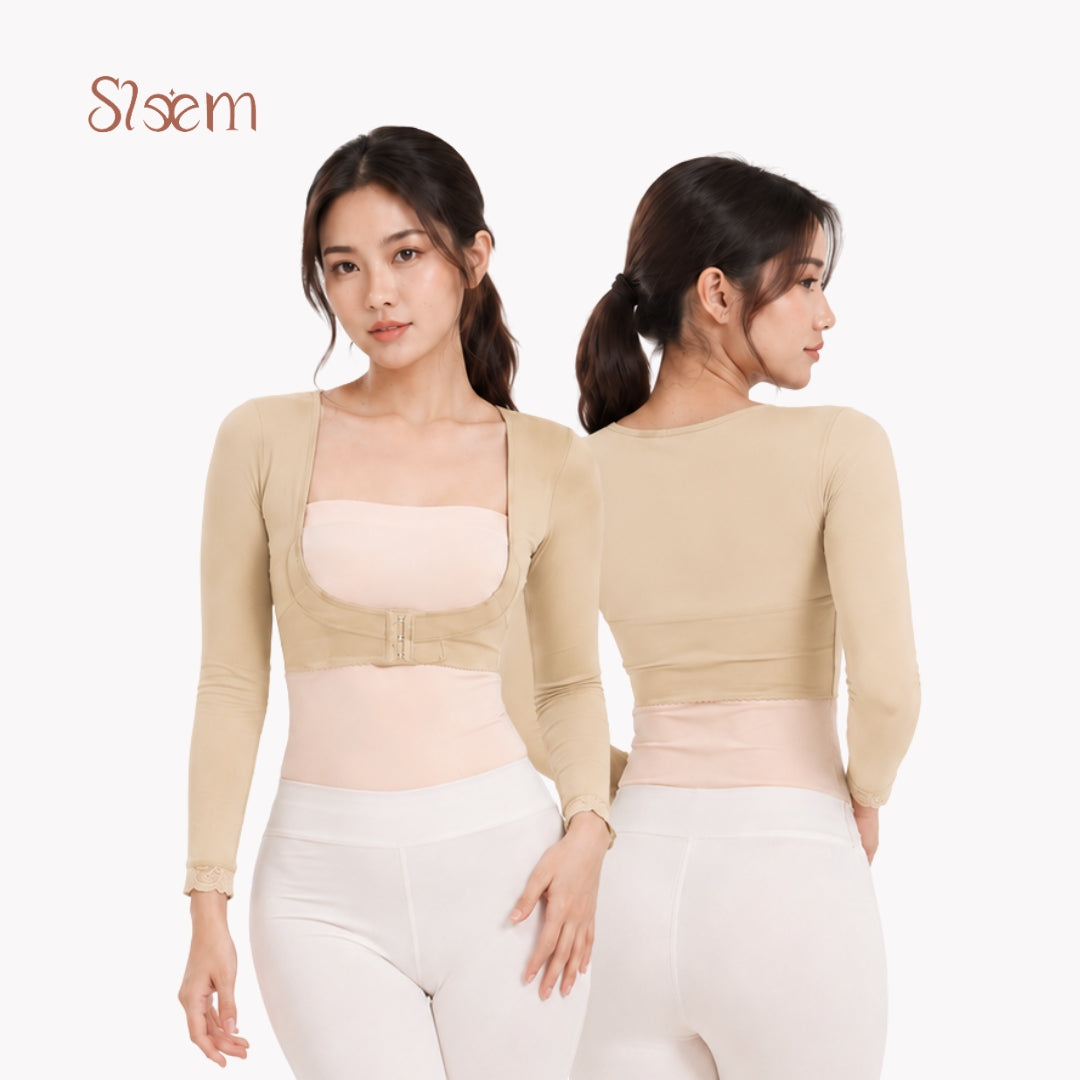 [SLEEM] Korset Lengan Panjang | Pengecil Lengan Gelambir Manset Posture Support