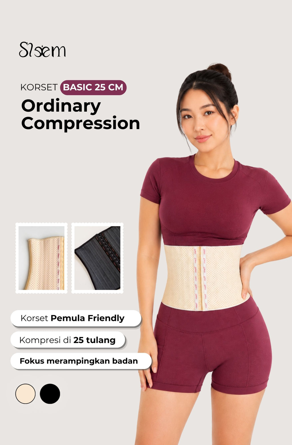 Basic Korset - Torso 25 cm