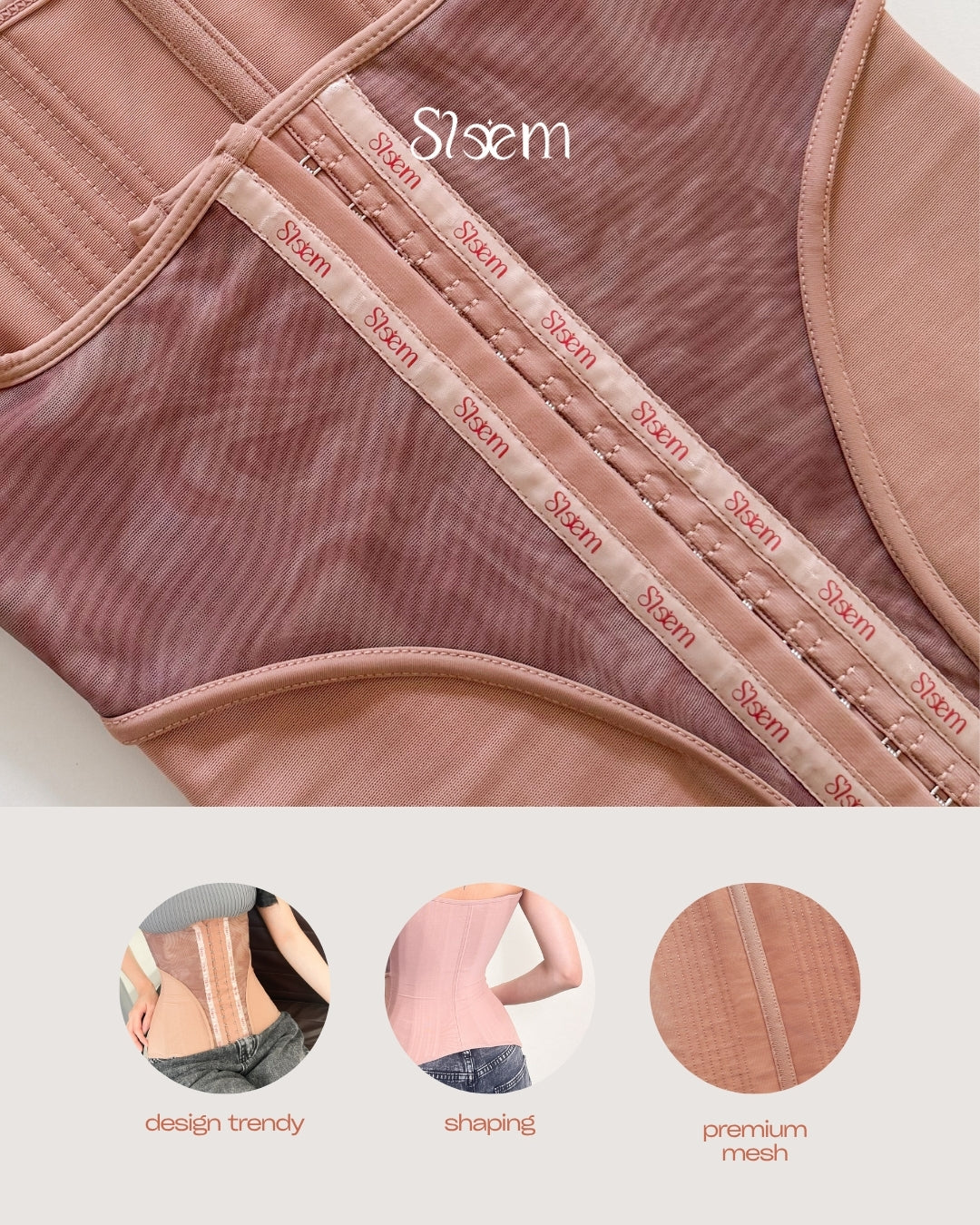 Korset Mesh 3D - 27 Tulang