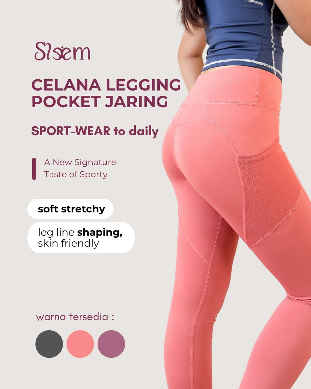 Legging Sport - Pocket Side