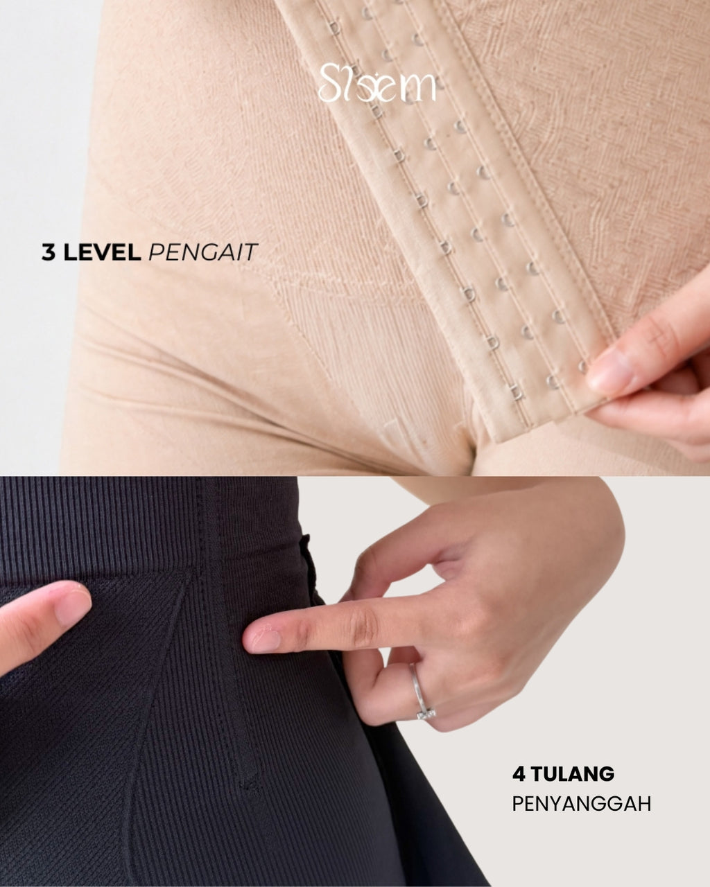 Celana Korset Pengait - 4 Tulang