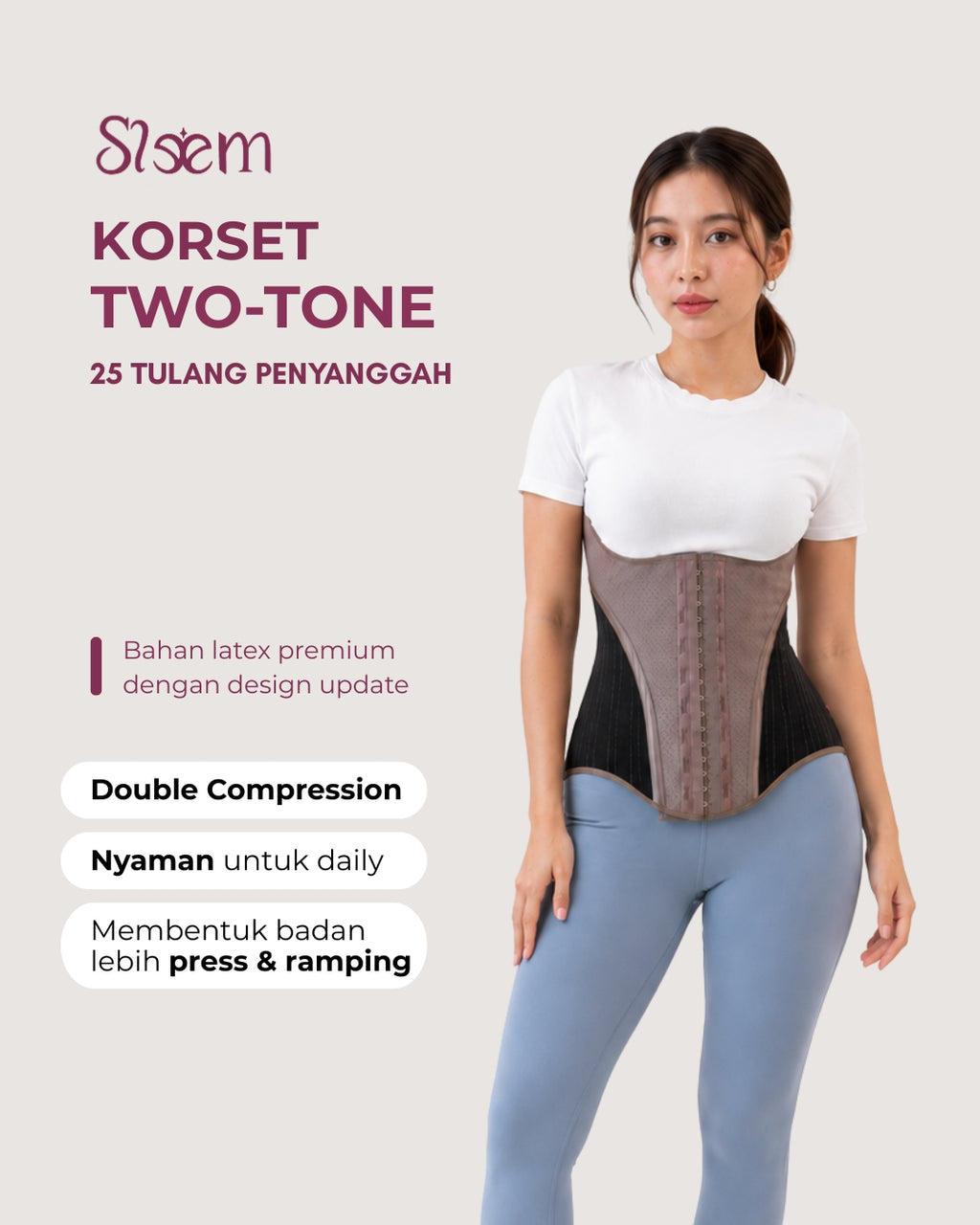 Korset 2tone - 25 Tulang