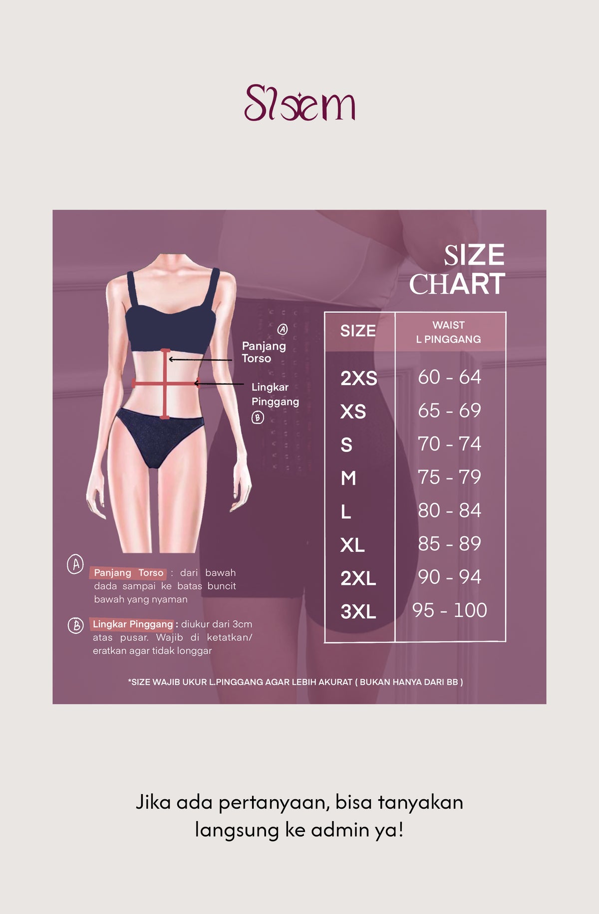 Basic Korset - Torso 25 cm