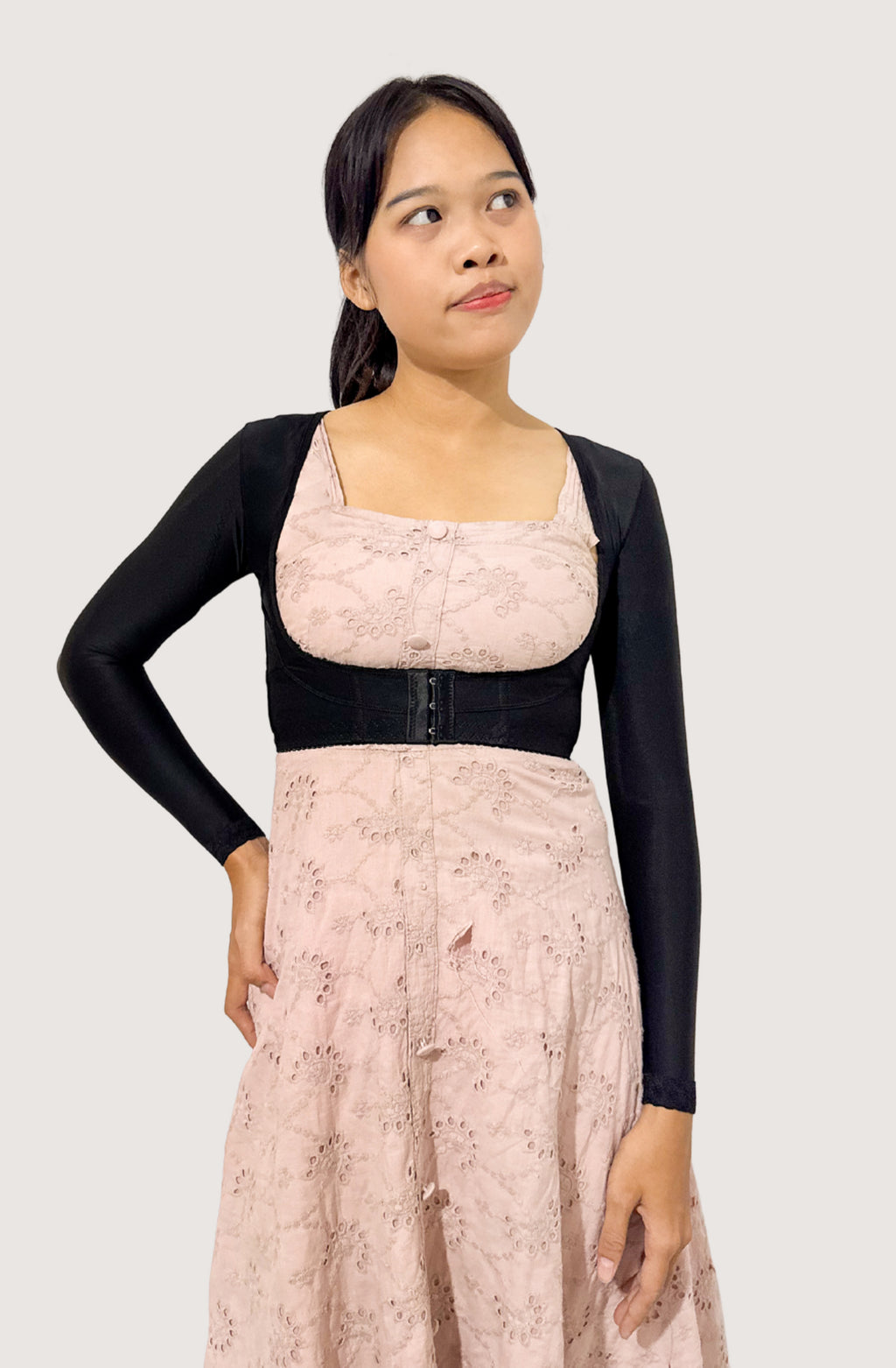 [SLEEM] Korset Lengan Panjang | Pengecil Lengan Gelambir Manset Posture Support
