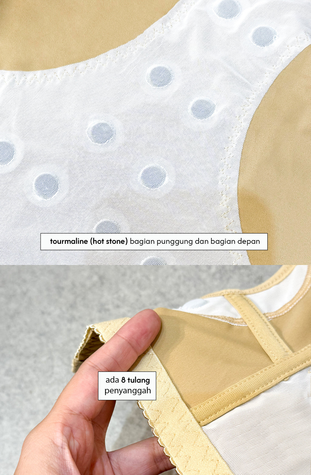 [SLEEM] Korset Lengan Panjang | Pengecil Lengan Gelambir Manset Posture Support