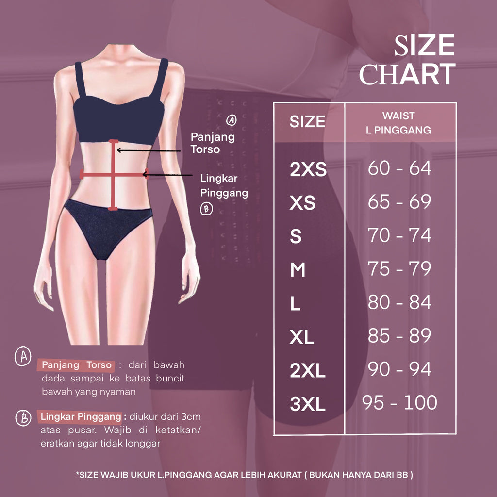 Basic Korset - Torso 25 cm